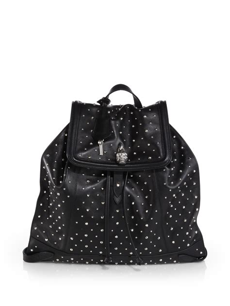 alexander mcqueen backpack women& 39|alexander mcqueen studded bag.